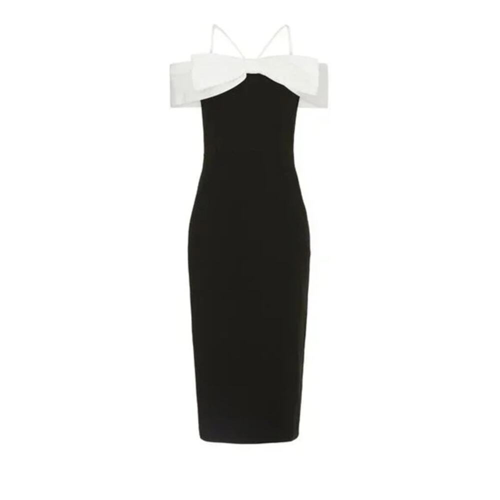 Rebecca Vallance Black and White Mini Dress - Picture 3 of 16